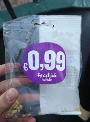 arachidi salate front packaging