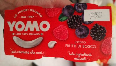 Yogurt Intero con Frutti di Bosco