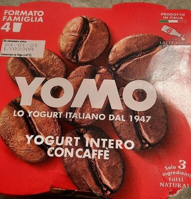 Jogurt intero con caffè