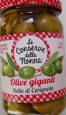 Olive giganti Bella di Cerignola front packaging