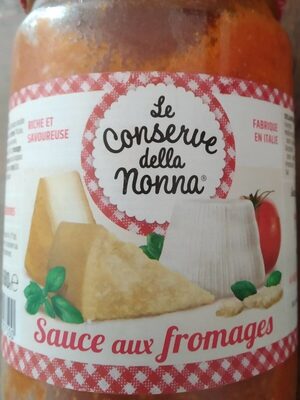 Sauce aux fromages front packaging