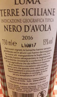 Luma Nero D'avola Sicilia