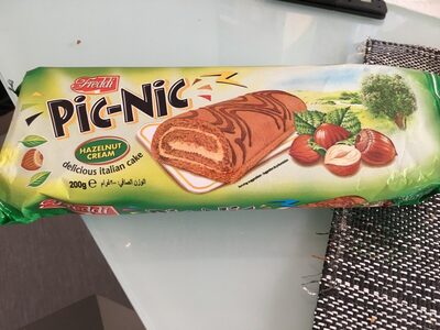 Pic-nic hazel nut cream nutrition facts table