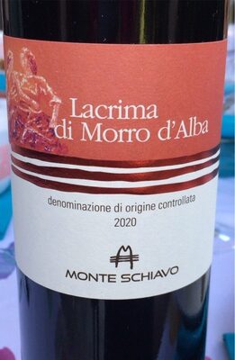 Lacrima di Moro d’alba front packaging