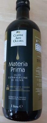 Olio extravergine di oliva front packaging