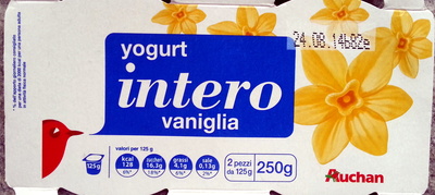 Yogurt intero vaniglia