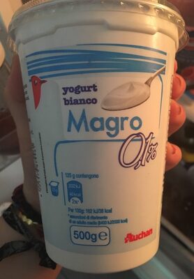 Yogurt bianco magro 0%