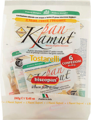 Pan kamut tostarelli bio