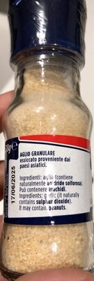 Aglio in polvere front packaging