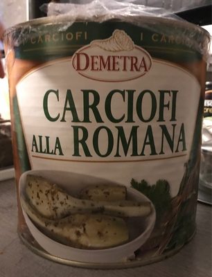 Carciofi alla romana front packaging