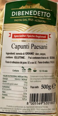 Capunti Paesani