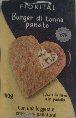 Burger di tonno panato