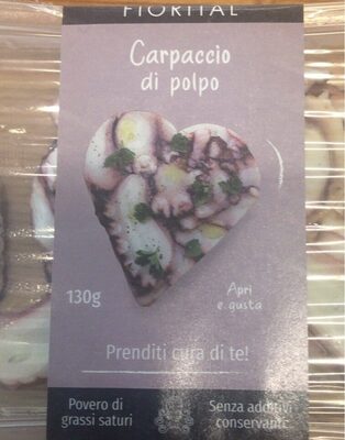 Carpaccio di polpo