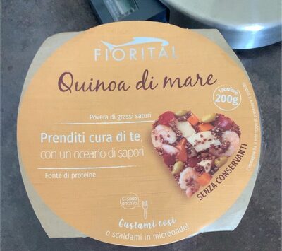Quinoa di mare front packaging