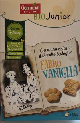 Biscotto Farro vaniglia front packaging