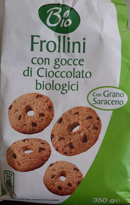 Frollini con gocce di cioccolato biologici