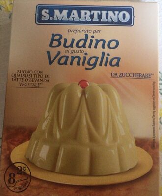 Budino vaniglia front packaging