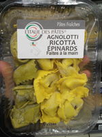 Agnolotti ricotta épinards