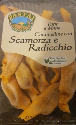 Caramelline con scamorza e radicchio