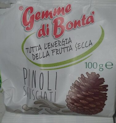 Pinoli sgusciati front packaging