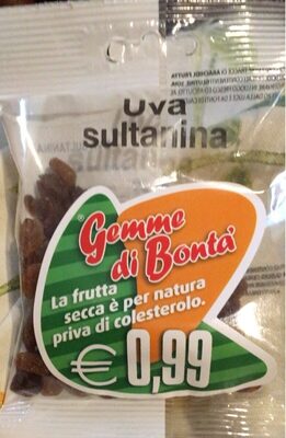 Uvetta sultanina front packaging