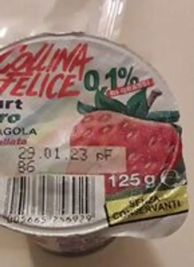 Yogurt magro con fragola