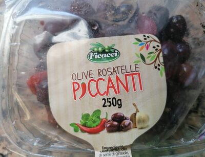 Olive rosatelle piccanti front packaging