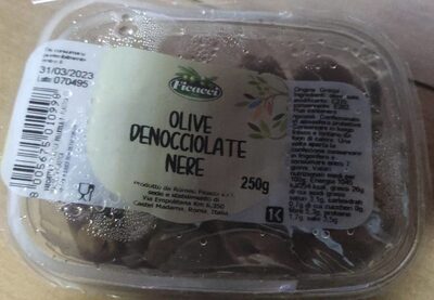 Olive denocciolate nere