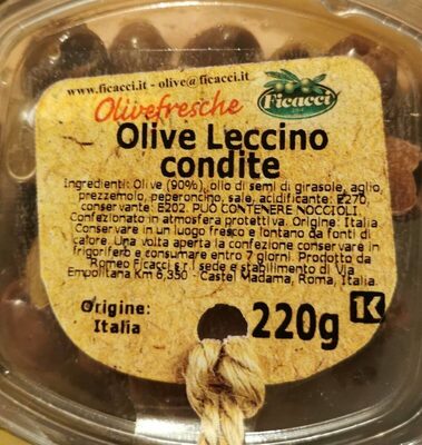 Olive leccino condite