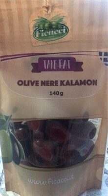 Olive nere Kalamon front packaging