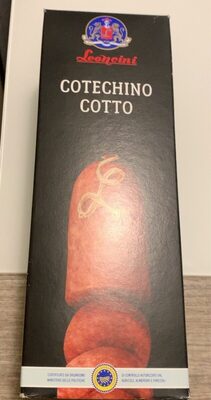 Zampone e cotechino front packaging