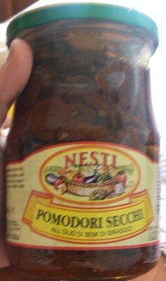 Pomodori secchi front packaging