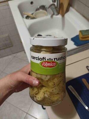 Carciofi alla rustica front packaging