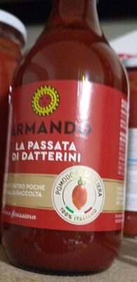 Passata di datterini front packaging