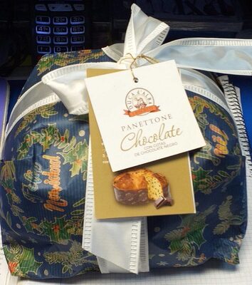 Panettone con gotas de chocolate negro