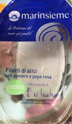 Filetti di alici Con zenzero e pepe rosa