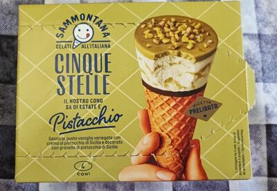 Cinque stelle il nostro cono sa di estate e Pistacchio