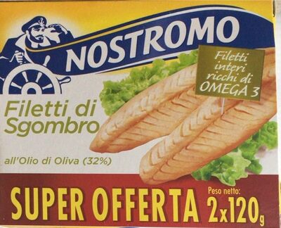 Filetti di sgombro all’olio d’oliva front packaging