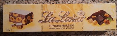 Torrone morbido con cioccolato e nocciole