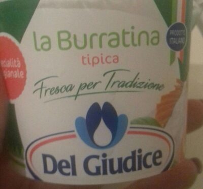 La Burratina tipica fresca per tradizione front packaging