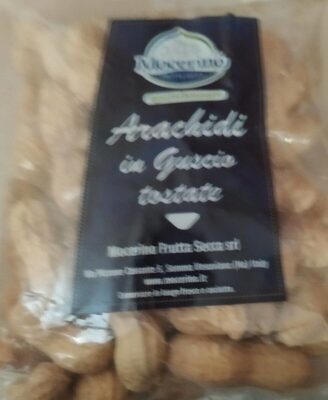 Arachidi in guscio tostate