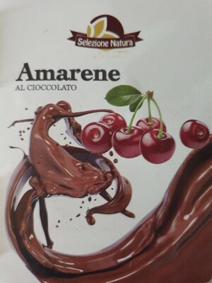 Amarene al cioccolato front packaging