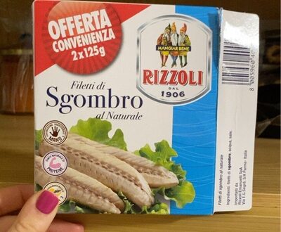 Filetti di sgombro al naturale