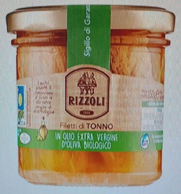 Filetti di tonno in olio extra vergine d'oliva bio