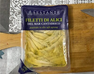 Filetti di alici del mar cantabrico