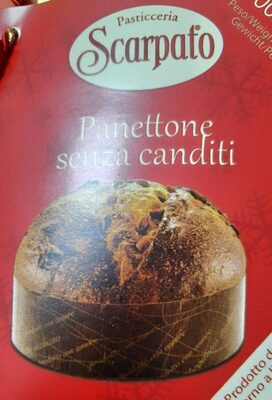 Panettone senza canditi Scarpato