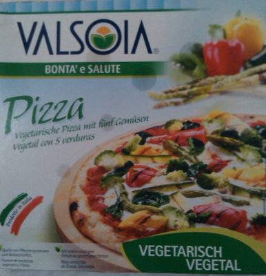 Pizza vegetal con 5 verduras