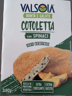 Cotolette con spinaci