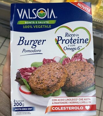 Burger pomodoro front packaging