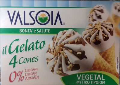 Conos de helado vegetal front packaging